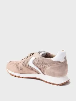 Voile Blanche Women's Julia Mesh Suede And Technical Fabric Sneaker -Fashion Clothing Shop 001 2013488xBEIGExAlt3 37584048