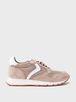 Voile Blanche Women's Julia Mesh Suede And Technical Fabric Sneaker