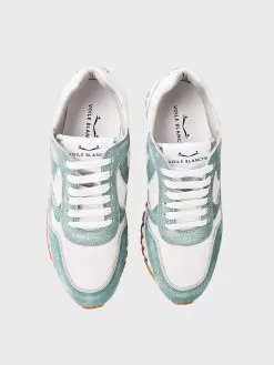 Voile Blanche Women's Julia Power Suede And Technical Nylon Sneaker -Fashion Clothing Shop 001 2015735xARMYICxAlt3 37646281