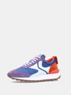 Voile Blanche Women's Qwark Sneaker -Fashion Clothing Shop 001 2016141 03xNYLONLILACLIGHTBLUExAlt3 51656254