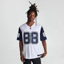 Men's Nike Dallas Cowboys NFL CeeDee Lamb Color Rush Limited Jersey White/Navy - 31NM KY0 -Fashion Clothing Shop 31NM KY0 M4