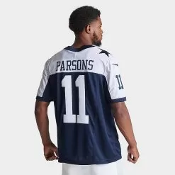 Men's Nike Dallas Cowboys NFL Micah Parsons Alternate Limited Jersey Navy/White - 31NM LY0