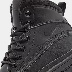 Big Kids' Nike Woodside 2 High ACG Boots Black/Black/Black - 524872 004 -Fashion Clothing Shop 524872 004 P3