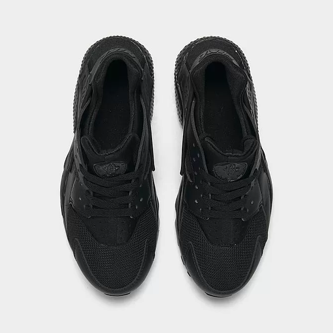 Big Kids' Nike Huarache Run Casual Shoes Black/Black/Black - 654275 016 5 Big Kids' Nike Huarache Run Casual Shoes Black/Black/Black - 654275 016 - Image 5