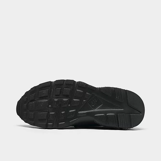 Big Kids' Nike Huarache Run Casual Shoes Black/Black/Black - 654275 016 6 Big Kids' Nike Huarache Run Casual Shoes Black/Black/Black - 654275 016 - Image 6