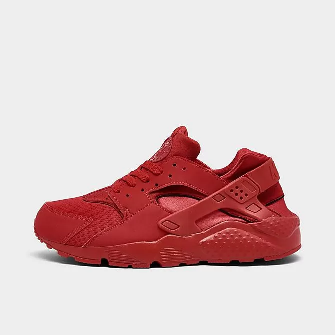 Big Kids' Nike Huarache Run Casual Shoes University Red/University Red - 654275 600 1 Big Kids' Nike Huarache Run Casual Shoes University Red/University Red - 654275 600