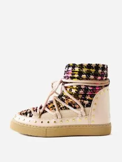 Inuikii Women's Pull Punk Sneaker Wedge -Fashion Clothing Shop 70203 065x103CREAMxAlt2 50954054