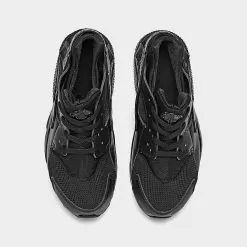 Little Kids' Nike Huarache Run Casual Shoes Black/Black/Black - 704949 016 -Fashion Clothing Shop 704949 016 P5
