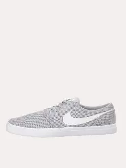 Nike Men's SB Portmore II Ultralight Sneaker -Fashion Clothing Shop 880271 wolfgrey whitealt3
