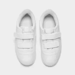 Boys' Toddler Nike Cortez Basic SL Hook-and-Loop Casual Shoes White/White/White - 904769 100 -Fashion Clothing Shop 904769 100 P5