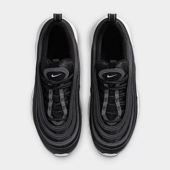 Big Kids' Nike Air Max 97 Casual Shoes Black/White - 921522 001 5 Big Kids' Nike Air Max 97 Casual Shoes Black/White - 921522 001 - Image 5