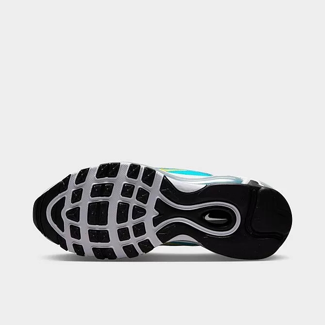 Big Kids' Nike Air Max 97 Casual Shoes Blue Whisper/Opti Yellow/White/Blue Lightning - 921522 408 6 Big Kids' Nike Air Max 97 Casual Shoes Blue Whisper/Opti Yellow/White/Blue Lightning - 921522 408 - Image 6