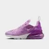 Big Kids' Nike Air Max 270 Casual Shoes Rush Fuchsia/Fuchsia Dream/White/White - 943345 501