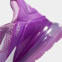 Big Kids' Nike Air Max 270 Casual Shoes Rush Fuchsia/Fuchsia Dream/White/White - 943345 501 -Fashion Clothing Shop 943345 501 P3