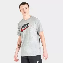 Nike Sportswear Brand Mark T-Shirt Dark Grey Heather/Black/Habanero Red - AR4993 063 7 Nike Sportswear Brand Mark T-Shirt Dark Grey Heather/Black/Habanero Red - AR4993 063 -Fashion Clothing Shop AR4993 063 M3