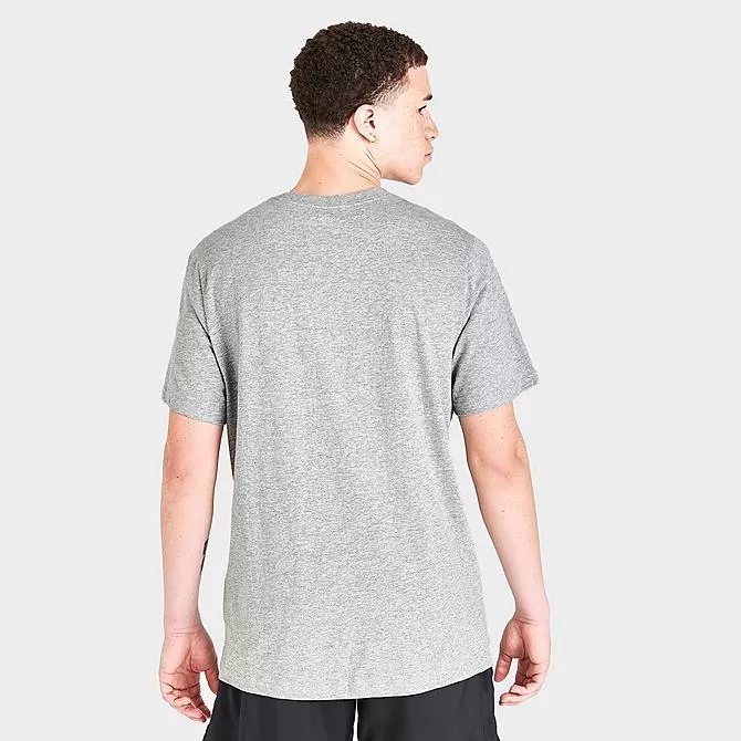 Nike Sportswear Brand Mark T-Shirt Dark Grey Heather/Black/Habanero Red - AR4993 063 4 Nike Sportswear Brand Mark T-Shirt Dark Grey Heather/Black/Habanero Red - AR4993 063 - Image 4