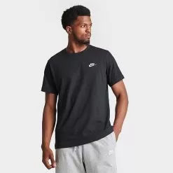 Nike Sportswear Club T-Shirt Black/White - AR4997 013
