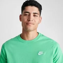 Nike Sportswear Club T-Shirt Spring Green - AR4997 363 -Fashion Clothing Shop AR4997 363 M5