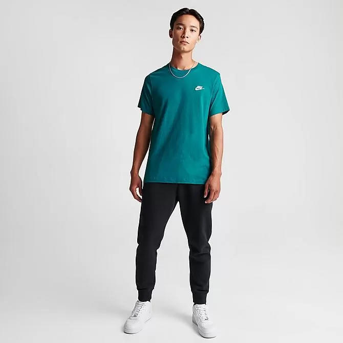 Nike Sportswear Club T-Shirt Geode Teal - AR4997 381 2 Nike Sportswear Club T-Shirt Geode Teal - AR4997 381 - Image 2