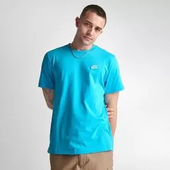 Nike Sportswear Club T-Shirt Baltic Blue - AR4997 416 -Fashion Clothing Shop AR4997 416 M3