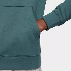 Nike Sportswear Club Fleece Embroidered Hoodie Faded Spruce/Faded Spruce/White - BV2654 309 -Fashion Clothing Shop BV2654 309 M6