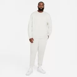Nike Sportswear Club Fleece Crewneck Sweatshirt Light Bone/White - BV2662 072 -Fashion Clothing Shop BV2662 072 M3