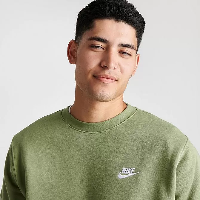 Nike Sportswear Club Fleece Crewneck Sweatshirt Alligator/White - BV2662 334 5 Nike Sportswear Club Fleece Crewneck Sweatshirt Alligator/White - BV2662 334 - Image 5