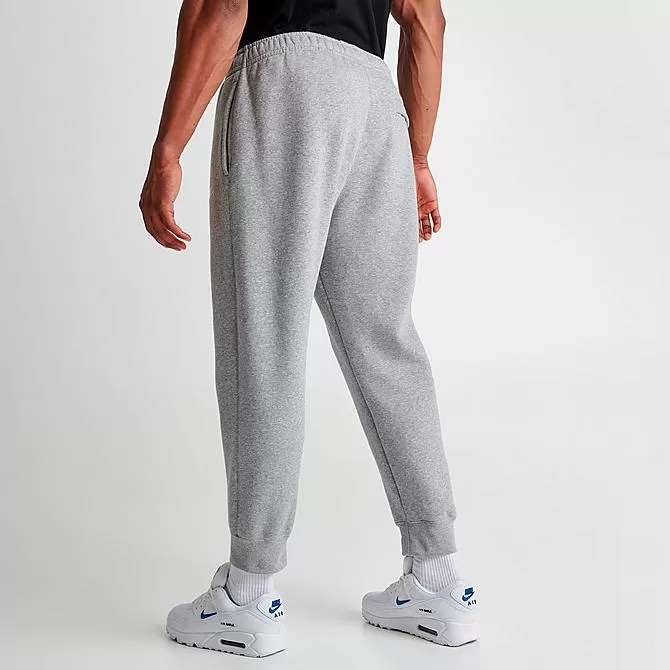 Nike Sportswear Club Fleece Cuffed Jogger Pants Dark Grey Heather/Matte Silver/White - BV2671 063 4 Nike Sportswear Club Fleece Cuffed Jogger Pants Dark Grey Heather/Matte Silver/White - BV2671 063 - Image 4