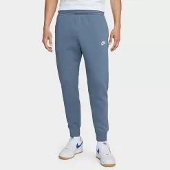 Nike Sportswear Club Fleece Cuffed Jogger Pants Diffused Blue/Diffused Blue/White - BV2671 491