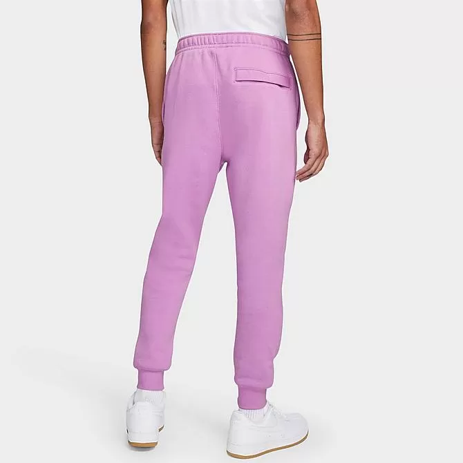 Nike Sportswear Club Fleece Cuffed Jogger Pants Violet Shock/Violet Shock/White - BV2671 591 3 Nike Sportswear Club Fleece Cuffed Jogger Pants Violet Shock/Violet Shock/White - BV2671 591 - Image 3