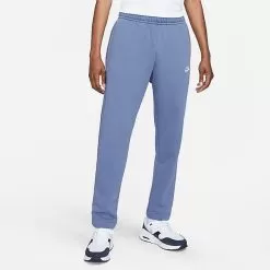 Men's Nike Sportswear Club Fleece Sweatpants Diffused Blue/Diffused Blue/White - BV2707 491