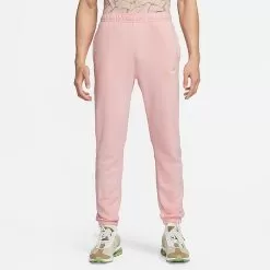 Men's Nike Sportswear Club Jersey Jogger Pants Pink Bloom/Pink Bloom/White - BV2737 686