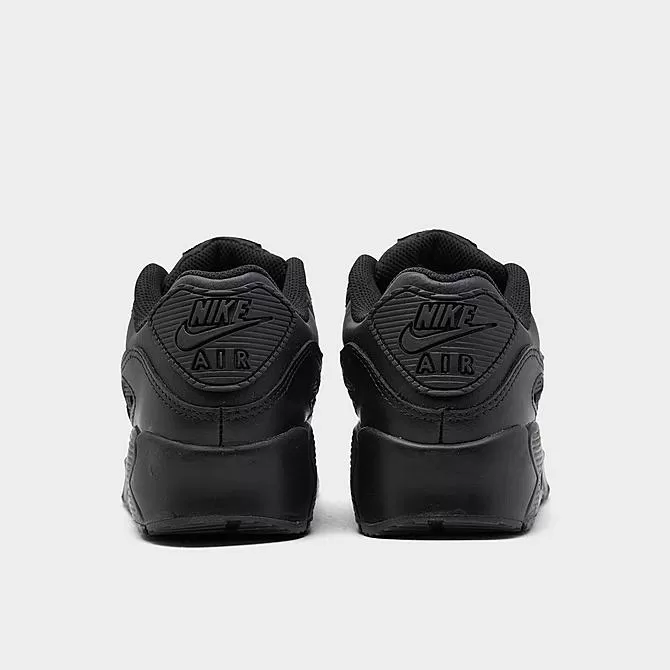 Big Kids' Nike Air Max 90 Casual Shoes Black/Black/Black/White - CD6864 001 4 Big Kids' Nike Air Max 90 Casual Shoes Black/Black/Black/White - CD6864 001 - Image 4