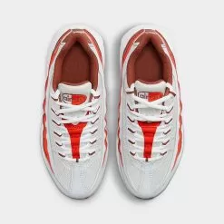 Big Kids' Nike Air Max 95 Recraft Casual Shoes Photon Dust/Dark Pony/Picante Red/White - CJ3906 017 -Fashion Clothing Shop CJ3906 017 P5