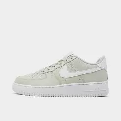 Big Kids' Nike Air Force 1 Low Casual Shoes Light Bone/White - CT3839 001