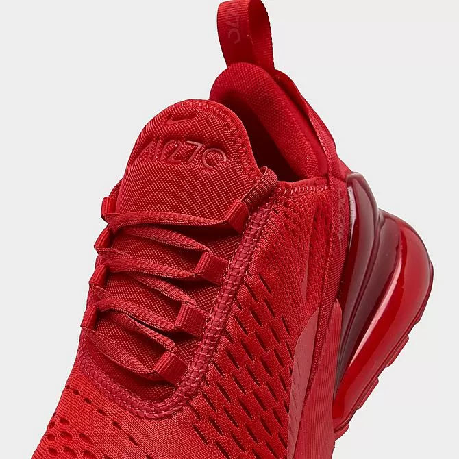 Big Kids' Nike Air Max 270 Casual Shoes University Red/University Red/Black - CW6987 600 3 Big Kids' Nike Air Max 270 Casual Shoes University Red/University Red/Black - CW6987 600 - Image 3