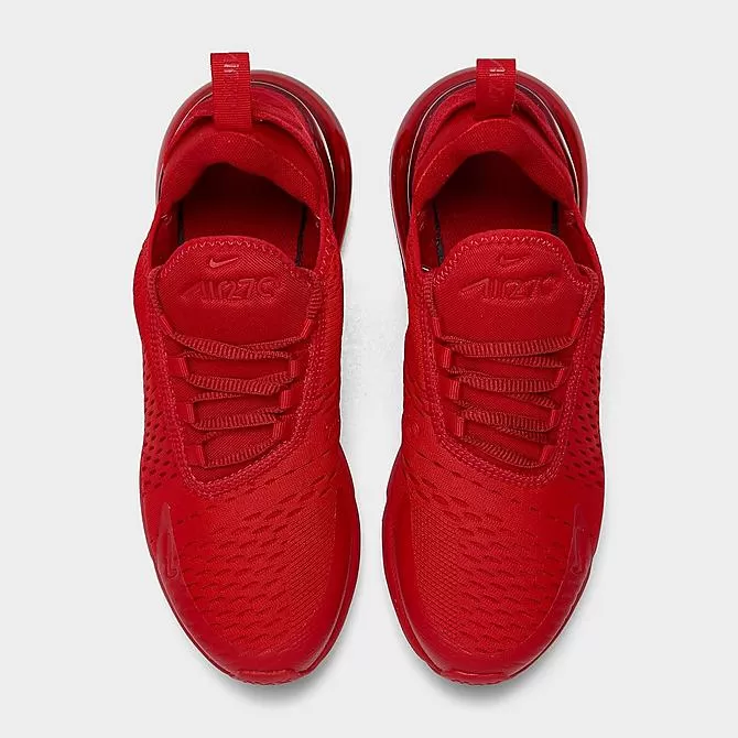 Big Kids' Nike Air Max 270 Casual Shoes University Red/University Red/Black - CW6987 600 5 Big Kids' Nike Air Max 270 Casual Shoes University Red/University Red/Black - CW6987 600 - Image 5