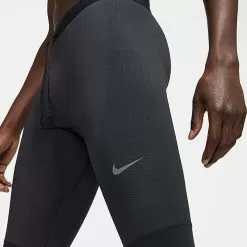 Men's Nike Phenom Elite Dri-FIT Running Tights Black/Reflective Silver - CZ8823 010 -Fashion Clothing Shop CZ8823 010 M4