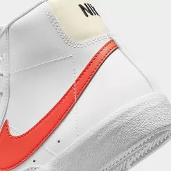 Big Kids' Nike Blazer Mid '77 Casual Shoes White/Picante Red/Coconut Milk/White - DA4086 110 8 Big Kids' Nike Blazer Mid '77 Casual Shoes White/Picante Red/Coconut Milk/White - DA4086 110 -Fashion Clothing Shop DA4086 110 P3