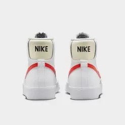 Big Kids' Nike Blazer Mid '77 Casual Shoes White/Picante Red/Coconut Milk/White - DA4086 110 9 Big Kids' Nike Blazer Mid '77 Casual Shoes White/Picante Red/Coconut Milk/White - DA4086 110 -Fashion Clothing Shop DA4086 110 P4