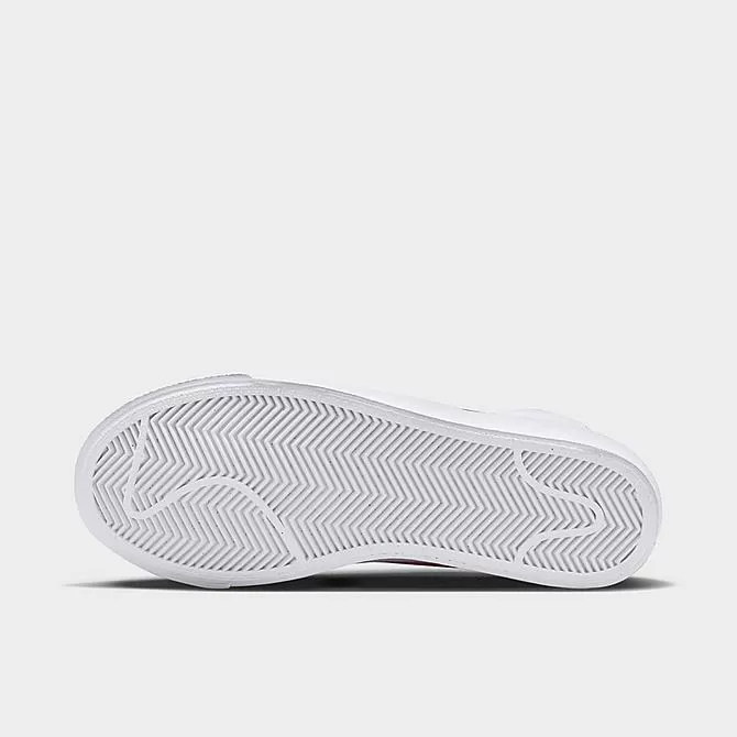 Big Kids' Nike Blazer Mid '77 Casual Shoes White/Picante Red/Coconut Milk/White - DA4086 110 6 Big Kids' Nike Blazer Mid '77 Casual Shoes White/Picante Red/Coconut Milk/White - DA4086 110 - Image 6