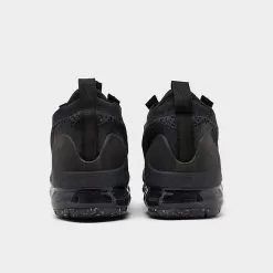 Big Kids' Nike Air VaporMax 2021 Flyknit Running Shoes Black/Black/Black/Anthracite - DB1550 001 -Fashion Clothing Shop DB1550 001 P4