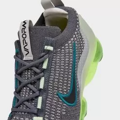 Big Kids' Nike Air VaporMax 2021 Flyknit Running Shoes Dark Grey/Black/Barely Volt/Phantom - DB1550 009 8 Big Kids' Nike Air VaporMax 2021 Flyknit Running Shoes Dark Grey/Black/Barely Volt/Phantom - DB1550 009 -Fashion Clothing Shop DB1550 009 P3