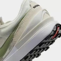 Big Kids' Nike Waffle One Casual Shoes Light Bone/Oil Green/Phantom/White - DC0481 012 8 Big Kids' Nike Waffle One Casual Shoes Light Bone/Oil Green/Phantom/White - DC0481 012 -Fashion Clothing Shop DC0481 012 P3