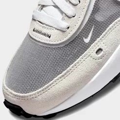 Big Kids' Nike Waffle One Casual Shoes Summit White/White/Black/Orange - DC0481 100 -Fashion Clothing Shop DC0481 100 P3