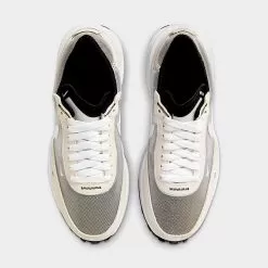 Big Kids' Nike Waffle One Casual Shoes Summit White/White/Black/Orange - DC0481 100 -Fashion Clothing Shop DC0481 100 P5