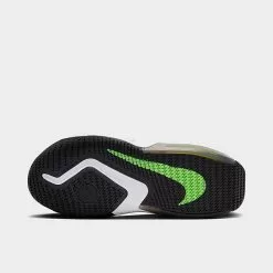 Big Kids’ Nike Air Zoom Crossover Basketball Shoes Summit White/Pure Platinum/White/Green Strike - DC5216 104 -Fashion Clothing Shop DC5216 104 P6