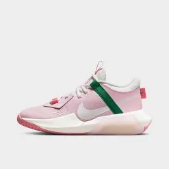 Big Kids’ Nike Air Zoom Crossover Basketball Shoes Pink Foam/Summit White/Pink Gaze/Malachite - DC5216 602