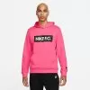Men's Nike F.C. Dri-FIT Libero Pullover Soccer Hoodie Hyper Pink/White/Black - DC9075 639