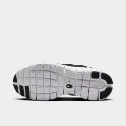 Big Kids' Nike Free Run 2 Running Shoes White/White/Black/Action Grape - DD0163 101 -Fashion Clothing Shop DD0163 101 P6